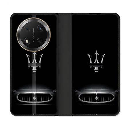 Housse cuir portefeuille Pour Honor Magic 7 Lite 5G Maserati