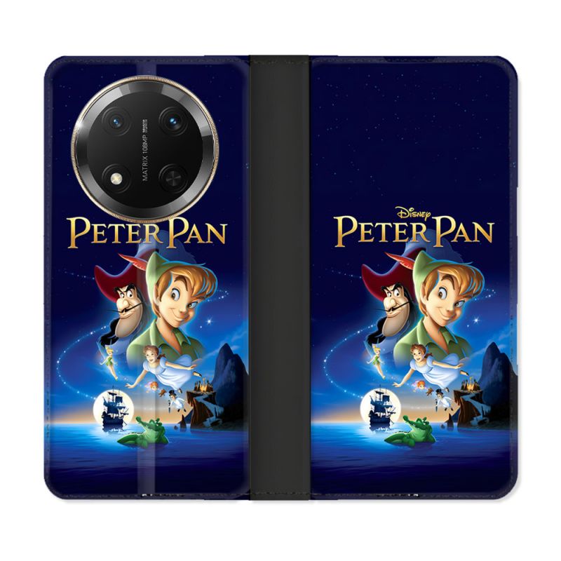 Housse cuir portefeuille Pour Honor Magic 7 Lite 5G Peter Pan Affiche