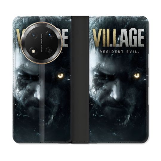 Housse cuir portefeuille Pour Honor Magic 7 Lite 5G Resident Evil
