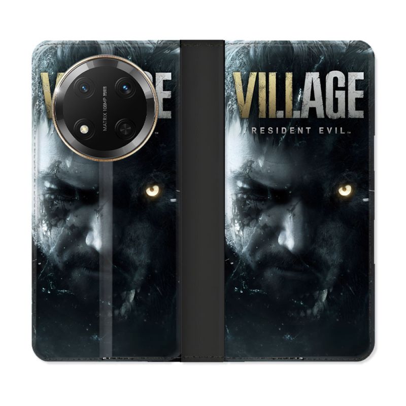 Housse cuir portefeuille Pour Honor Magic 7 Lite 5G Resident Evil