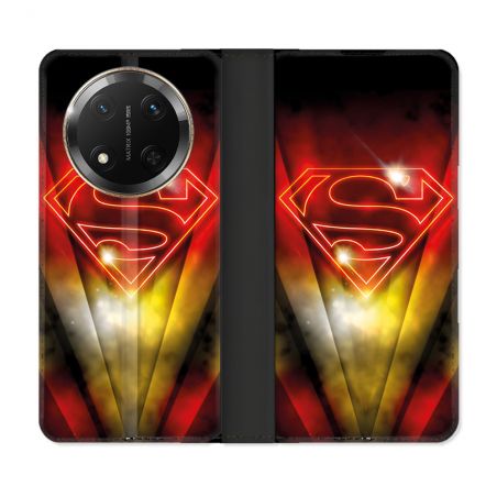 Housse cuir portefeuille Pour Honor Magic 7 Lite 5G Superman Logo