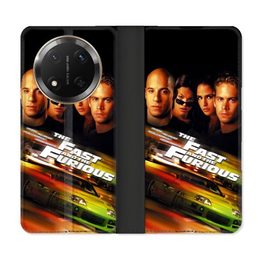 Housse cuir portefeuille Pour Honor Magic 7 Lite 5G The Fast And Furious