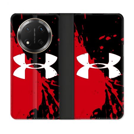 Housse cuir portefeuille Pour Honor Magic 7 Lite 5G Under Armour