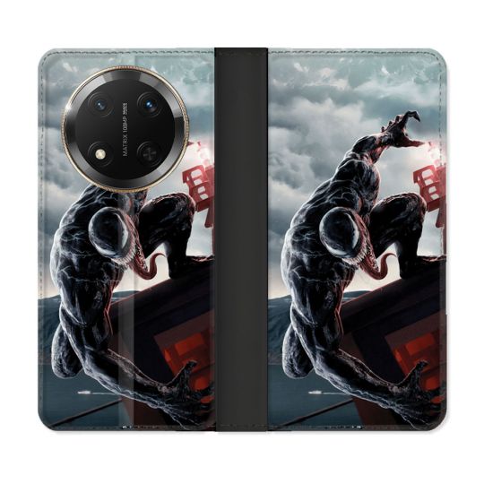 Housse cuir portefeuille Pour Honor Magic 7 Lite 5G Venom