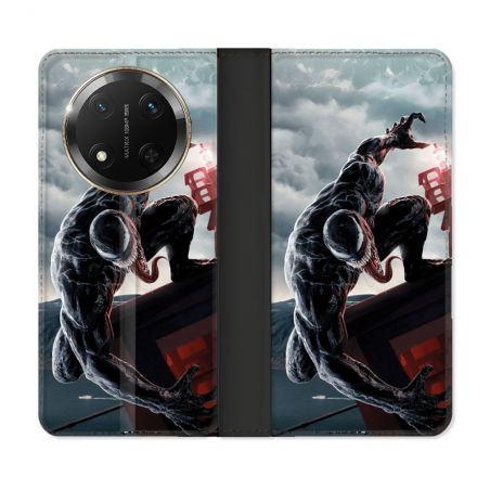 Housse cuir portefeuille Pour Honor Magic 7 Lite 5G Venom