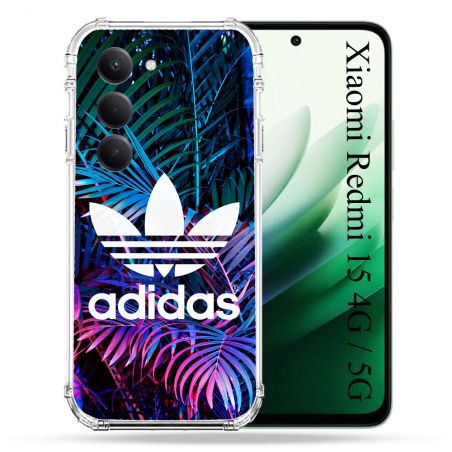 Coque Renforcée Pour Xiaomi Redmi 15 4G Adidas Palmier