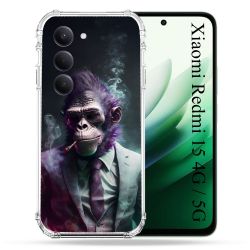 Coque Renforcée Pour Xiaomi Redmi 15 4G Animal Singe Business