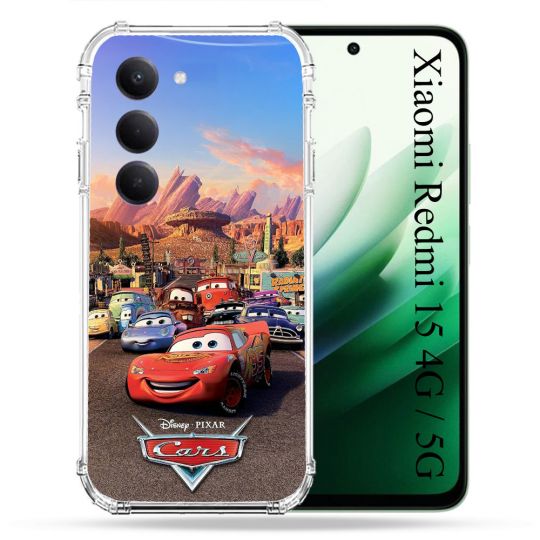 Coque Renforcée Pour Xiaomi Redmi 15 4G Cars Affiche