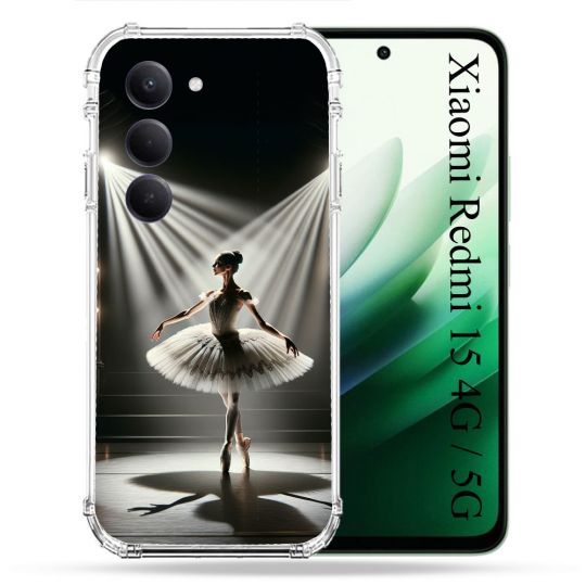 Coque Renforcée Pour Xiaomi Redmi 15 4G Danseuse Lumière