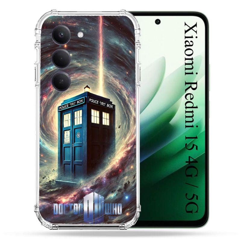 Coque Renforcée Pour Xiaomi Redmi 15 4G Dr Who Tardis Univers