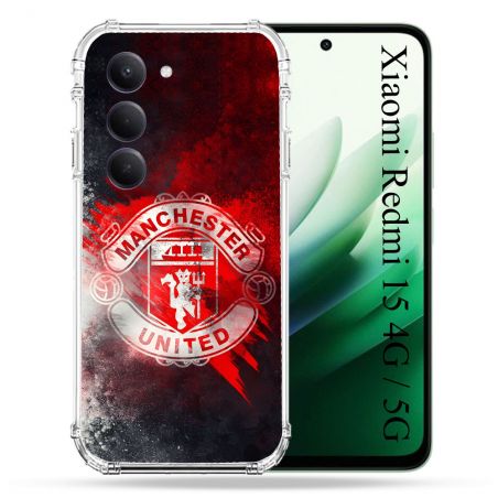 Coque Renforcée Pour Xiaomi Redmi 15 4G Foot Manchester United