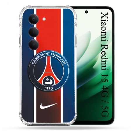 Coque Renforcée Pour Xiaomi Redmi 15 4G Foot PSG 1970
