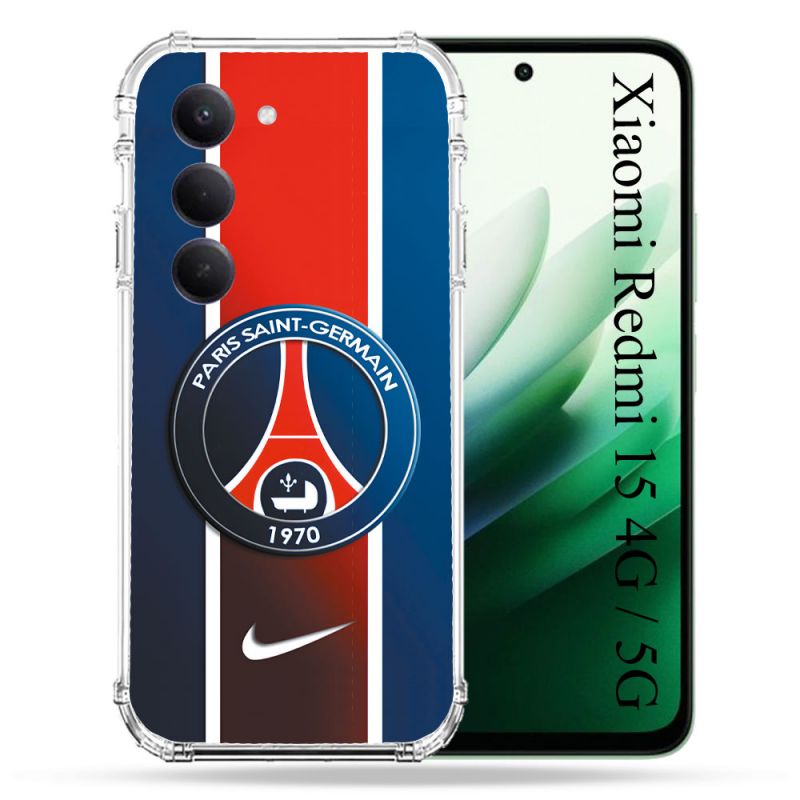 Coque Renforcée Pour Xiaomi Redmi 15 4G Foot PSG 1970