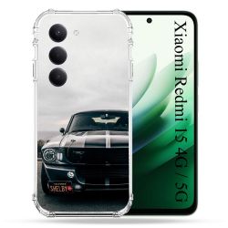 Coque Renforcée Pour Xiaomi Redmi 15 4G Ford Mustang GT500 Vintage
