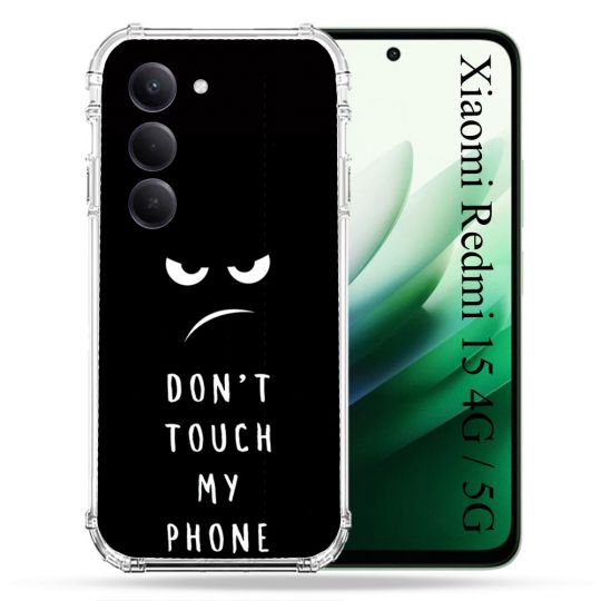 Coque Renforcée Pour Xiaomi Redmi 15 4G Humour Don't Touch