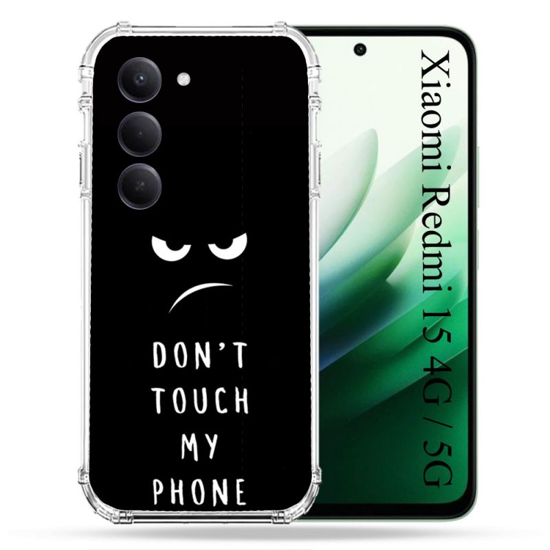Coque Renforcée Pour Xiaomi Redmi 15 4G Humour Don't Touch