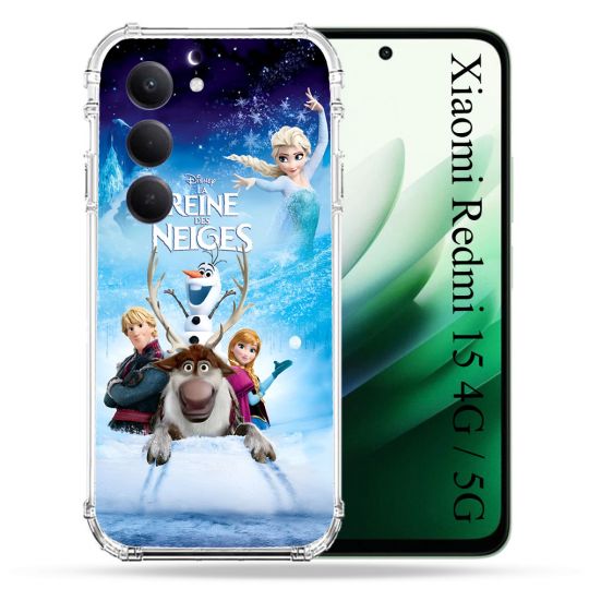 Coque Renforcée Pour Xiaomi Redmi 15 4G La Reine Des Neiges