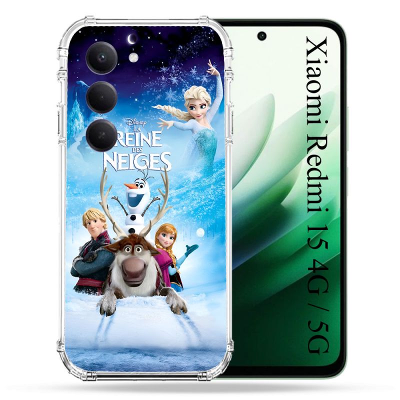 Coque Renforcée Pour Xiaomi Redmi 15 4G La Reine Des Neiges
