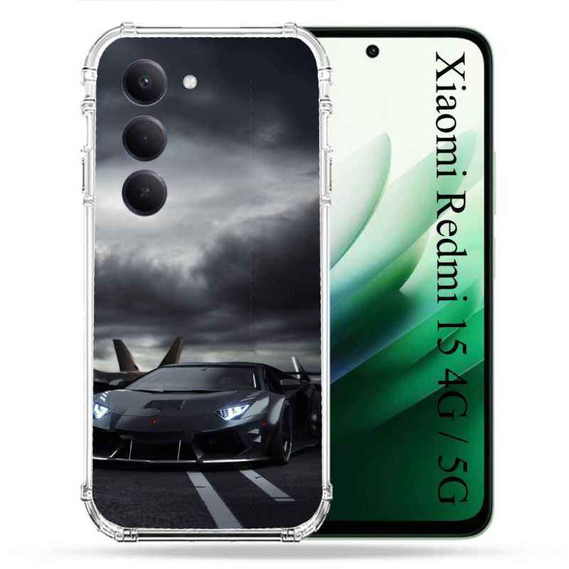 Coque Renforcée Pour Xiaomi Redmi 15 4G Lamborghini Avion