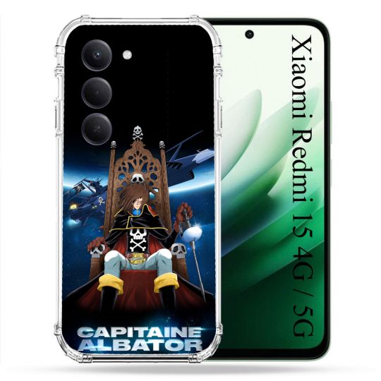 Coque Renforcée Pour Xiaomi Redmi 15 4G Manga Capitaine Albator