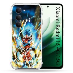 Coque Renforcée Pour Xiaomi Redmi 15 4G Manga Dragon Ball Sangoku Blanc