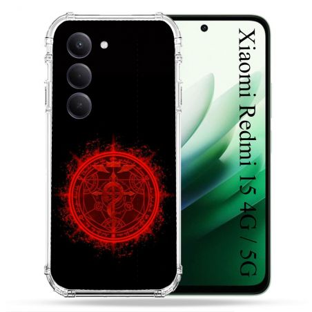 Coque Renforcée Pour Xiaomi Redmi 15 4G Manga Fullmetal Alchemist Logo