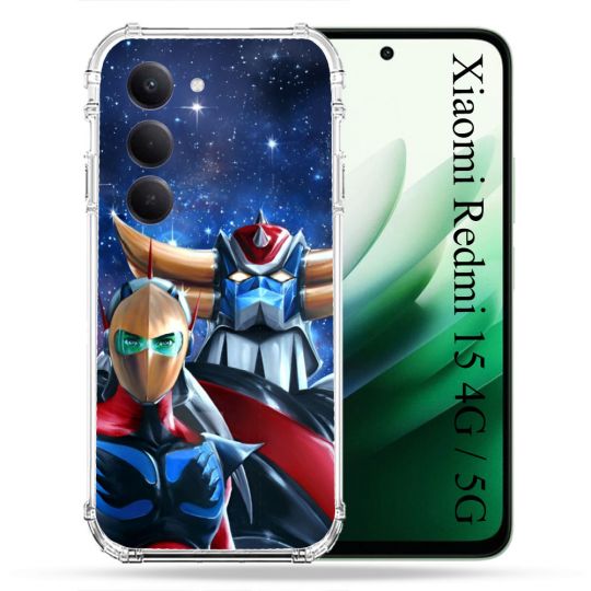Coque Renforcée Pour Xiaomi Redmi 15 4G Manga Goldorak