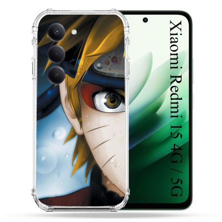 Coque Renforcée Pour Xiaomi Redmi 15 4G Manga Naruto Blanc