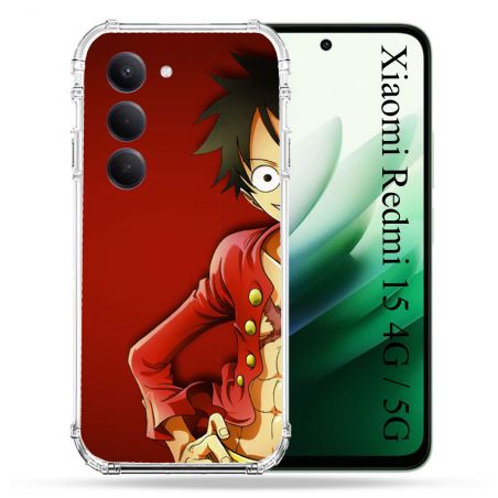 Coque Renforcée Pour Xiaomi Redmi 15 4G Manga One Piece Luffy