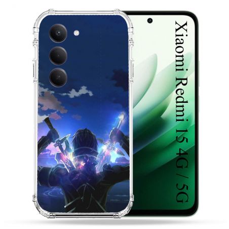 Coque Renforcée Pour Xiaomi Redmi 15 4G Manga SAO sword Art Online Epee