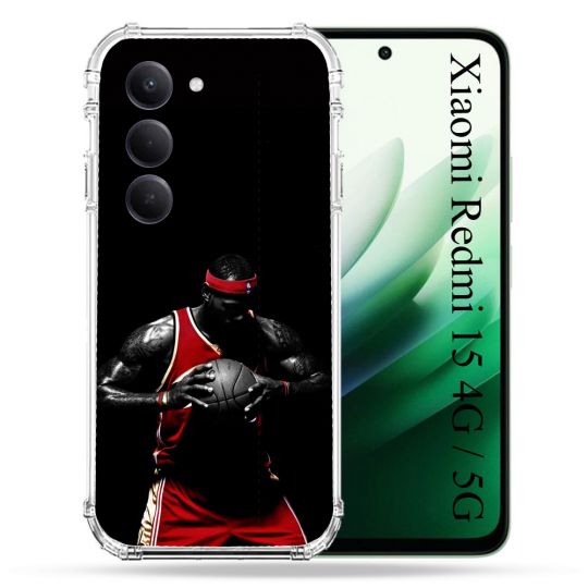 Coque Renforcée Pour Xiaomi Redmi 15 4G Sport Basketeur