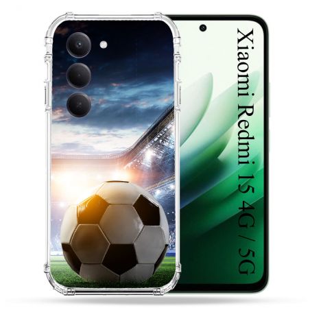 Coque Renforcée Pour Xiaomi Redmi 15 4G Sport Football Stade