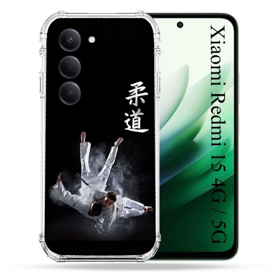 Coque Renforcée Pour Xiaomi Redmi 15 4G Sport Judo Noir