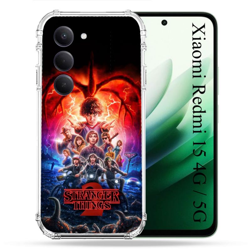 Coque Renforcée Pour Xiaomi Redmi 15 4G Stranger Things Affiche 2