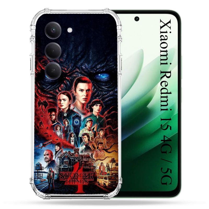 Coque Renforcée Pour Xiaomi Redmi 15 4G Stranger Things Affiche 4