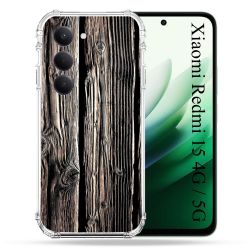 Coque Renforcée Pour Xiaomi Redmi 15 4G Texture Bois