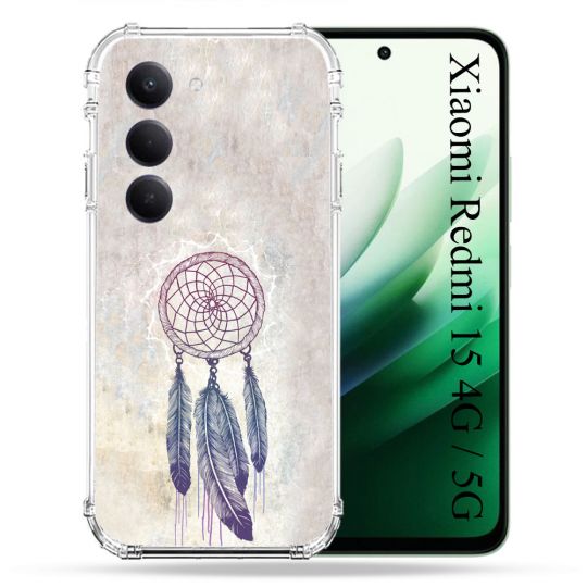 Coque Renforcée Pour Xiaomi Redmi 15 4G Zen Attrape Reve Blanc