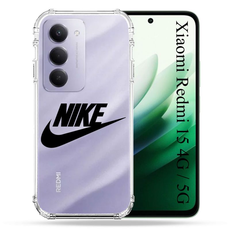 Coque Renforcée Transparente Pour Xiaomi Redmi 15 4G Nike