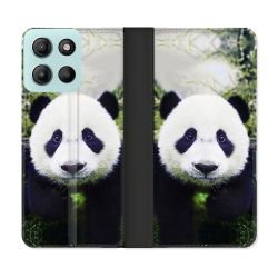 Housse cuir portefeuille Pour Motorola G15 Animal Panda Color
