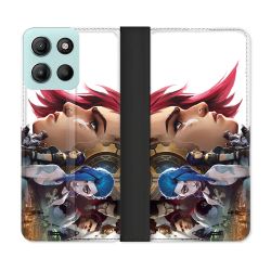 Housse cuir portefeuille Pour Motorola G15 Arcane Jinx Sœur