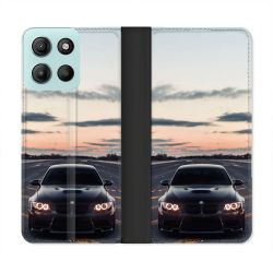 Housse cuir portefeuille Pour Motorola G15 BMW Serie