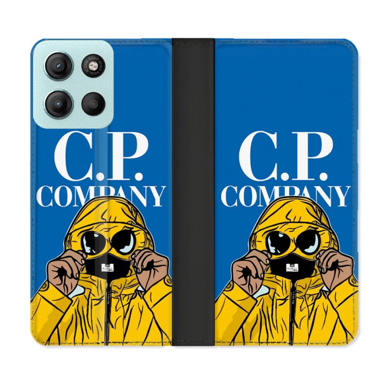 Housse cuir portefeuille Pour Motorola G15 CP Company