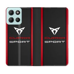 Housse cuir portefeuille Pour Motorola G15 Cupra