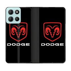 Housse cuir portefeuille Pour Motorola G15 Dodge