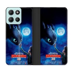 Housse cuir portefeuille Pour Motorola G15 Dragons Affiche