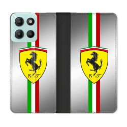 Housse cuir portefeuille Pour Motorola G15 Ferrari Ligne