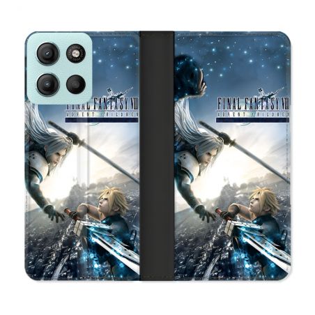 Housse cuir portefeuille Pour Motorola G15 Final Fantaisy