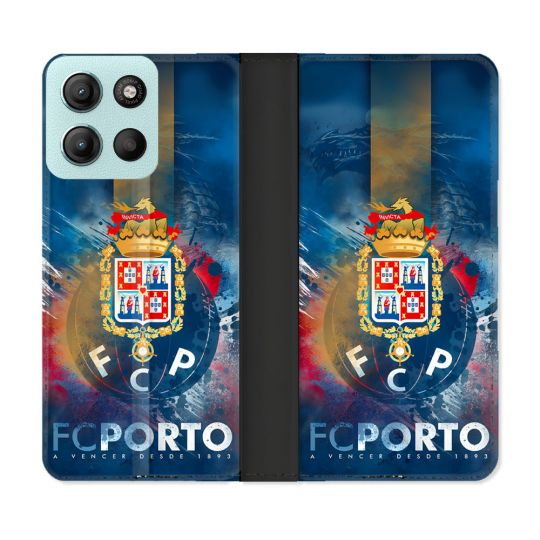 Housse cuir portefeuille Pour Motorola G15 Foot FC Porto