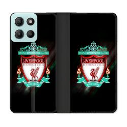 Housse cuir portefeuille Pour Motorola G15 Foot Liverpool
