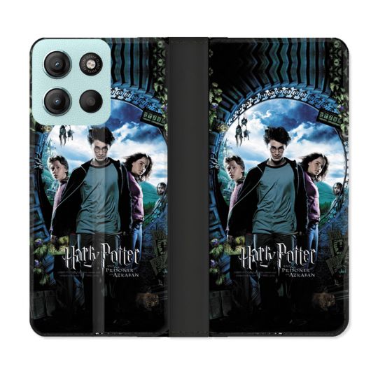 Housse cuir portefeuille Pour Motorola G15 Harry Potter Azkaban